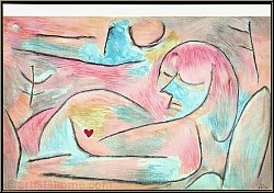 Paul Klee: Sommeil d'hiver, 1938, Lithographie pour Verve