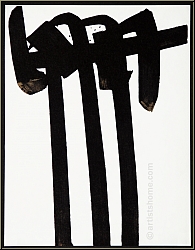 Pierre Soulages: Lithographie originale n� 28, Mourlot, 1970 - �uvre graphique | gravures originales