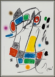 Joan Miro: Maravillas con variaciones acrsticas en el Jardin de Mir, 1975, Au jardin fleuri, Lithographie