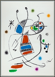 Joan Miro: Maravillas con variaciones acrsticas en el Jardin de Mir, 1975 - Motif Coccinelle, Lithographie