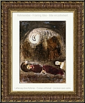 Marc Chagall: Ruth aux pieds de Booz, Lithographie Bible, 1960