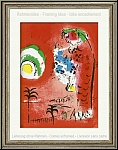 Marc Chagall: La Baie des Anges, Lithographie originale 1960, Promenade des Anglais nioise - uvres grav