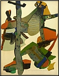 Maurice Estve:  Roussadou  Lithographie originale, Arches, Mourlot
