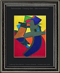 Maurice Estve:  Balmour  1974, Lithographie originale 1974 imprime par Mourlot - uvre grav | estampes