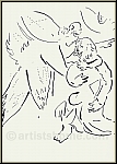 Marc Chagall: Isaie, Les Prophtes 1956, Lithographie originale, Bible