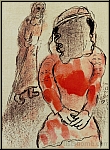 Marc Chagall: Tamar, Belle-Fille de Juda, Lithographie, PRIX SPCIAL !