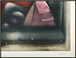 Michle Nedelec: Le Soir Gravure  l'eau-forte, phases du crpuscule, signe au crayon - estampes rares