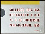 Jean (Hans) Arp: Collages 1912 - 1955, Berggruen & Cie, Lithographie 'Presque vase et fleur' Affiche Mourlot