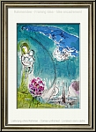 Marc Chagall: Place de la Concorde, Tour Eiffel, 1952, Lithographie originale - uvre grav | estampes Mourlot