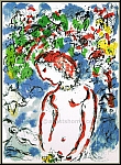 Marc Chagall: Jour de Printemps, 1972, Lithographie originale