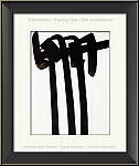 Pierre Soulages: Lithographie originale n� 28, Mourlot, 1970 - �uvre graphique | gravures originales