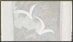 Georges Braque: Deux oiseaux blanches sur fond gris, 1961 Descente aux enfers Lithographie originale Mourlot