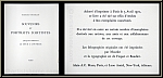 Alberto Giacometti: Lithographie originale Fleurs Souvenirs et portraits d'artistes, Mourlot - uvre grav