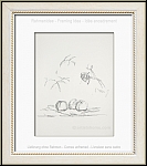 Alberto Giacometti: Lithographie originale Fleurs Souvenirs et portraits d'artistes, Mourlot - uvre grav