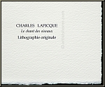 Charles Lapicque:  Le chant des oiseaux  1972 Lithographie originale pour Souvenirs et portraits d'artistes