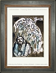 Marc Chagall: Mose et son Peuple 1973, Lithographie originale pour  Le message biblique  | Estampes Mourlot