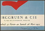 Henri Matisse: Berggruen & Cie 1953, Papiers dcoups (Algue rouge) Mourlot - Affiche originale | Lithographie