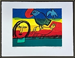 Guillaume Corneille: Sous les tropique, 2004, Lithographie signe