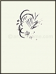 Marc Chagall: Sara et les Anges, Lithographie originale, Verve Dessins pour la Bible 1960 | Le verso | Estampe