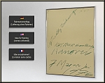 Cy Twombly: Affiche originale pour l'exposition au Kestner-Gesellschaft  Hanovre en 1976, tirage original