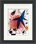 Joan Miro: L'astre bleu 1972, Lithographie originale XI, Plante Terre - Images | uvre grav et lithographi