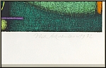 Max Ackermann:  Printemps  1972, srigraphie originale en couleurs, signe et date - image : signature