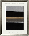 Anna-Eva Bergman: Horizon noir 1970, Lithographie originale, Mourlot - uvres grav, image: ide encadrement