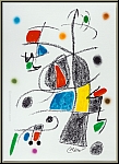 Joan Miro: Maravillas 1975 - Motif  cureuil  Lithographie originale