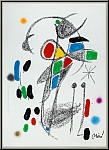 Joan Miro: Maravillas 1975 - Motif  Papillon  Lithographie originale