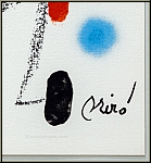 Joan Miro: Maravillas con variaciones acrsticas en el Jardin de Mir 1975 Papillon - signe dans la pierre