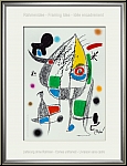 Joan Miro: Maravillas con variaciones acrsticas en el Jardin de Mir 1975  Poisson rouge  ide encadrement