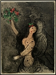 Marc Chagall :  Soire Versailles  Danseuse, Lithographie orig. 1963
