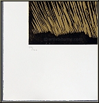 Anna-Eva Bergman: � Le feu � Gravure sur bois originale sign�e pour � L'Or de vivre� 1974 - image num�rotation
